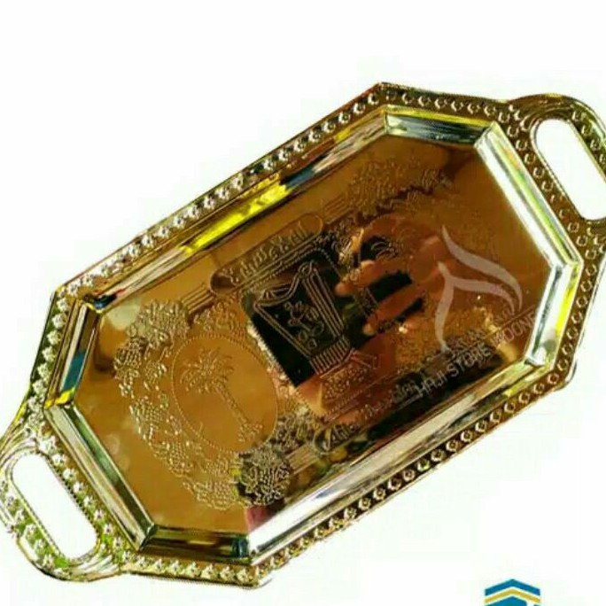nampan emas arab segienam