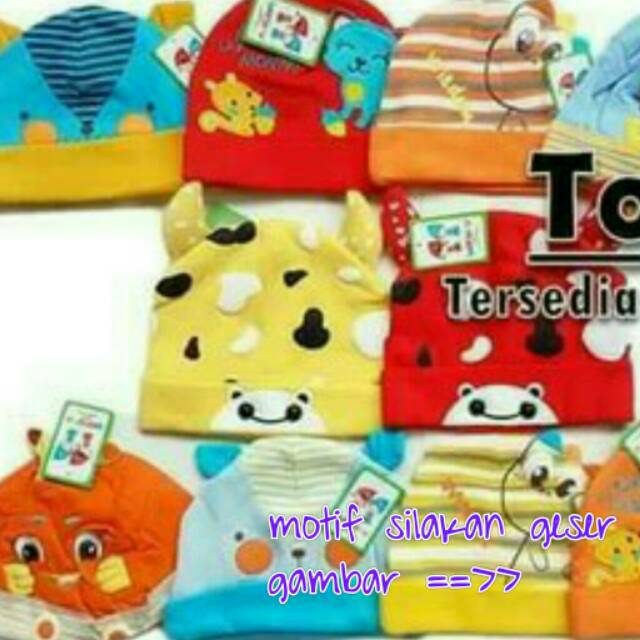 Topi Bayi Animal