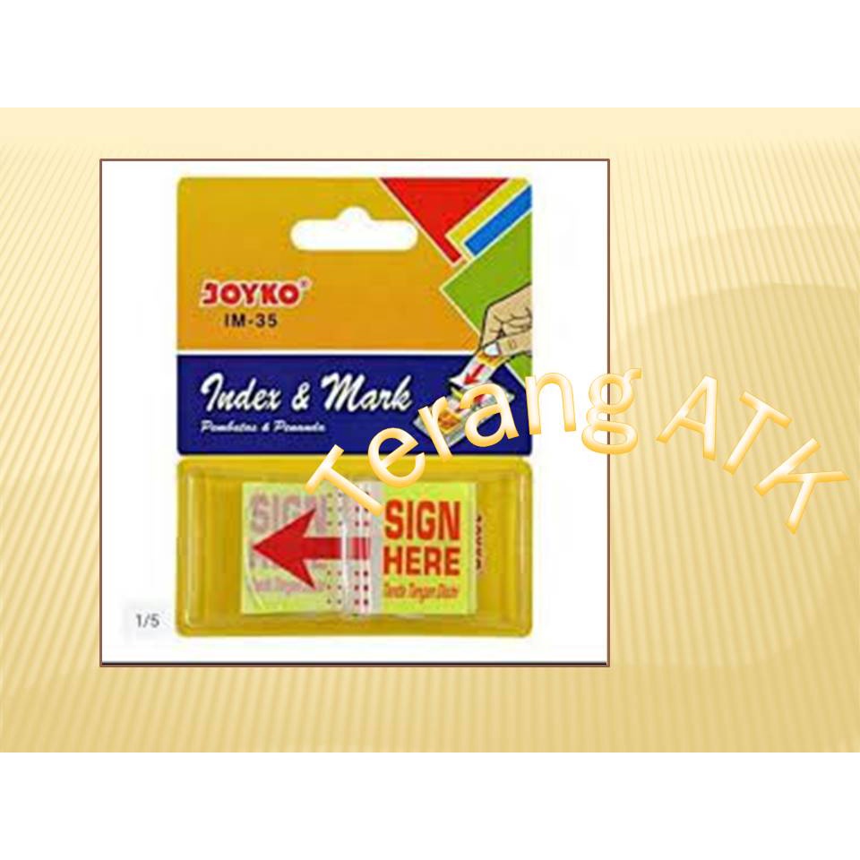 Memo Stick Note Sign Here Joyko IM-35