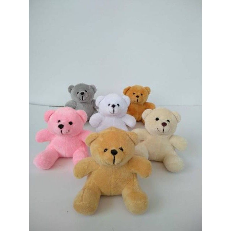 Boneka Teddy Bear 12 cm Polos