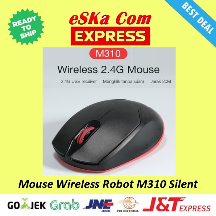 Mouse Wireless Robot M310 Silent - Mute Key