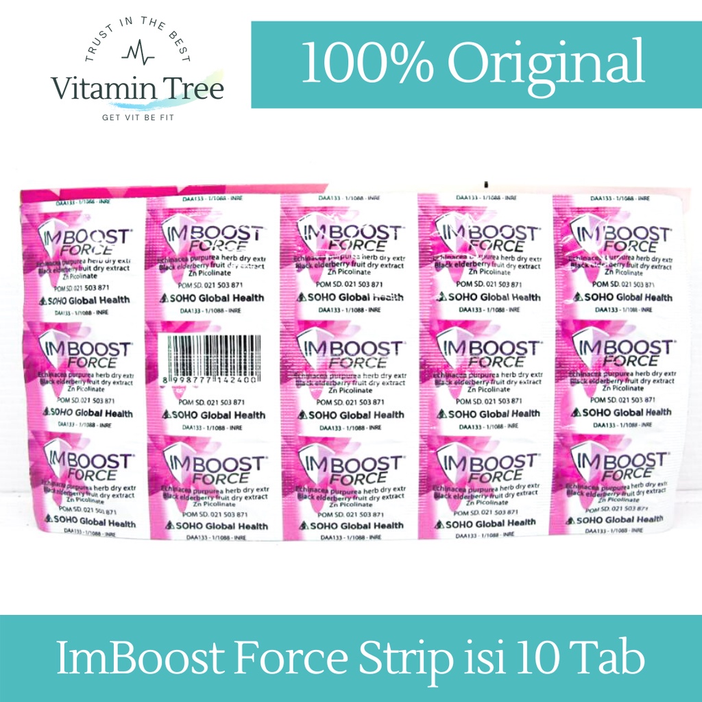 Imboost Force isi 1 Strip @ 10 Tablet