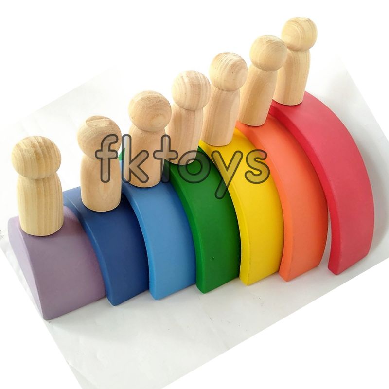 Peg Dolls 7pcs_montessori