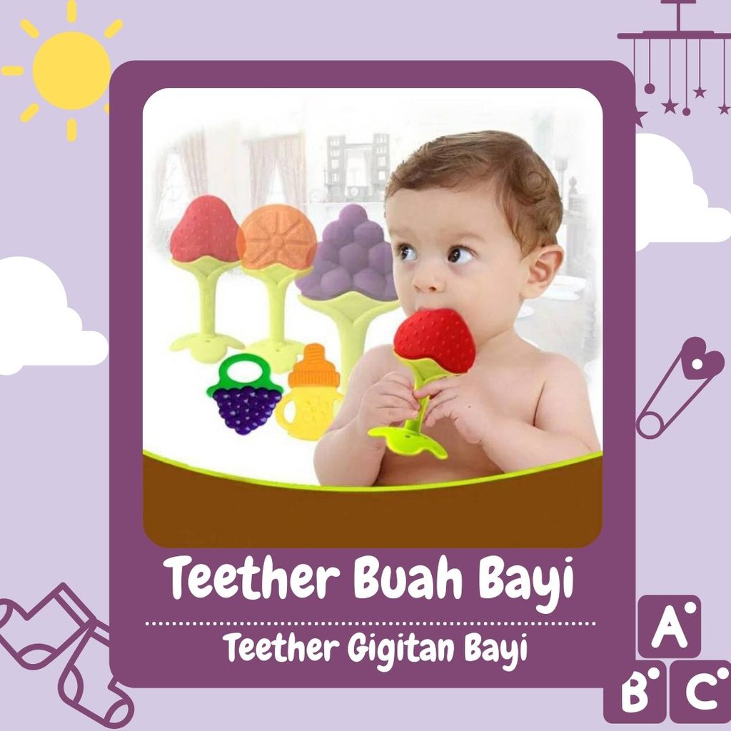Teether Buah Bayi / Teether Gigitan Bayi