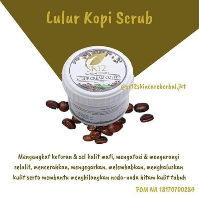 Lulur kopi scrub sr12