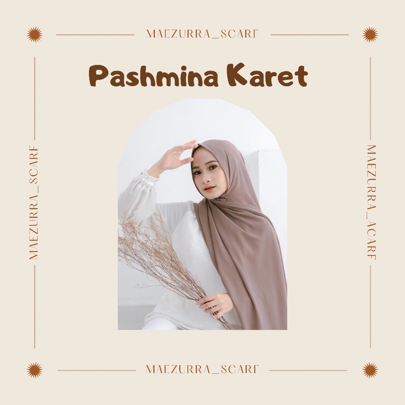 Pashmina Karet instan