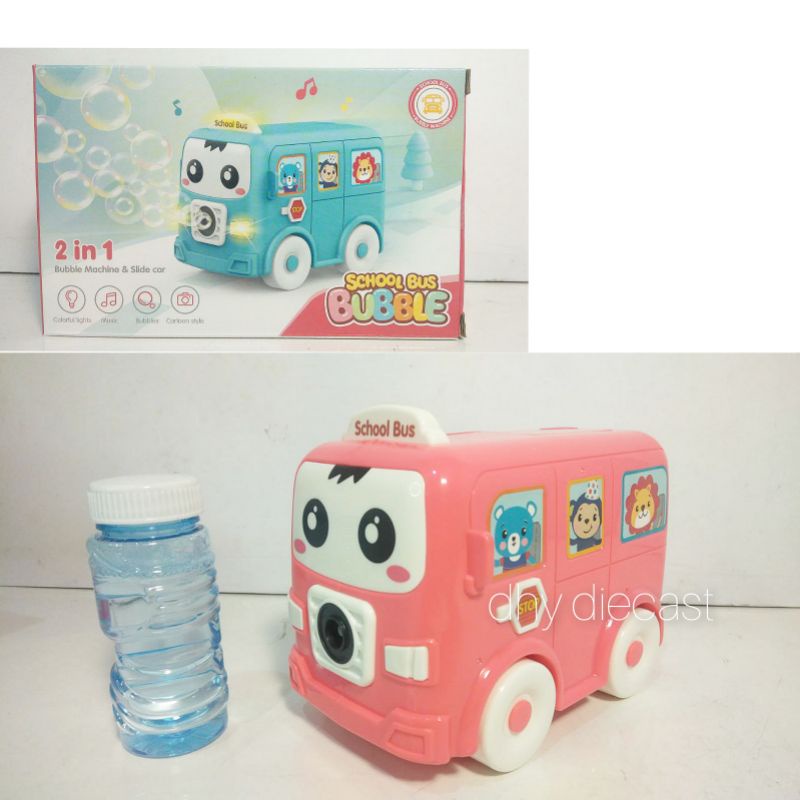 Mainan Bubble School Bus