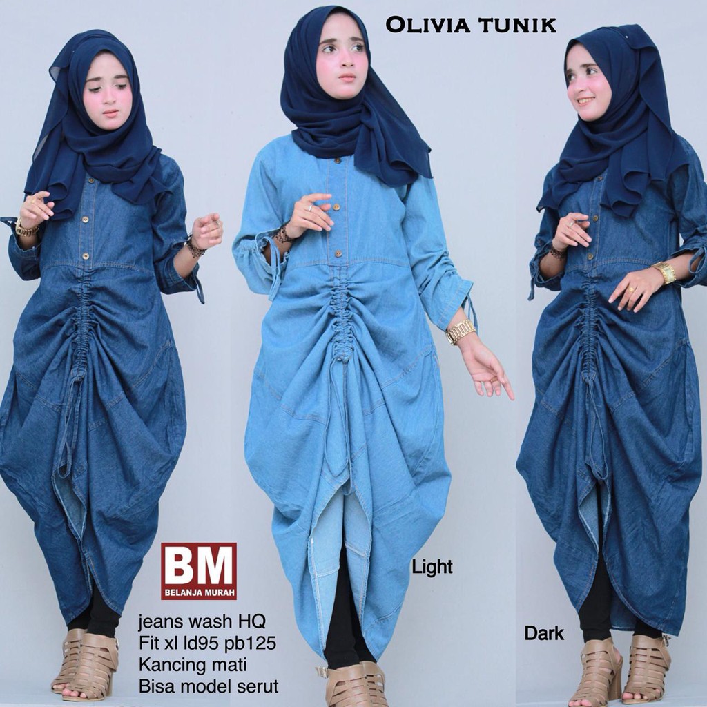 Olivia tunik jeans