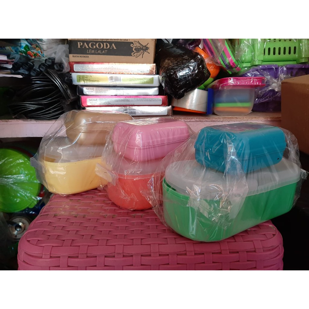 TEMPAT BEDAK SET - SABUN
