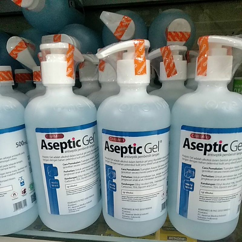 Handsanitazer + pump 500ml one med