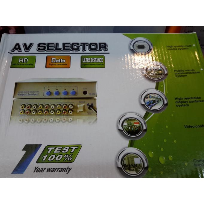 Av Selector/Switcher 4-1 Remote