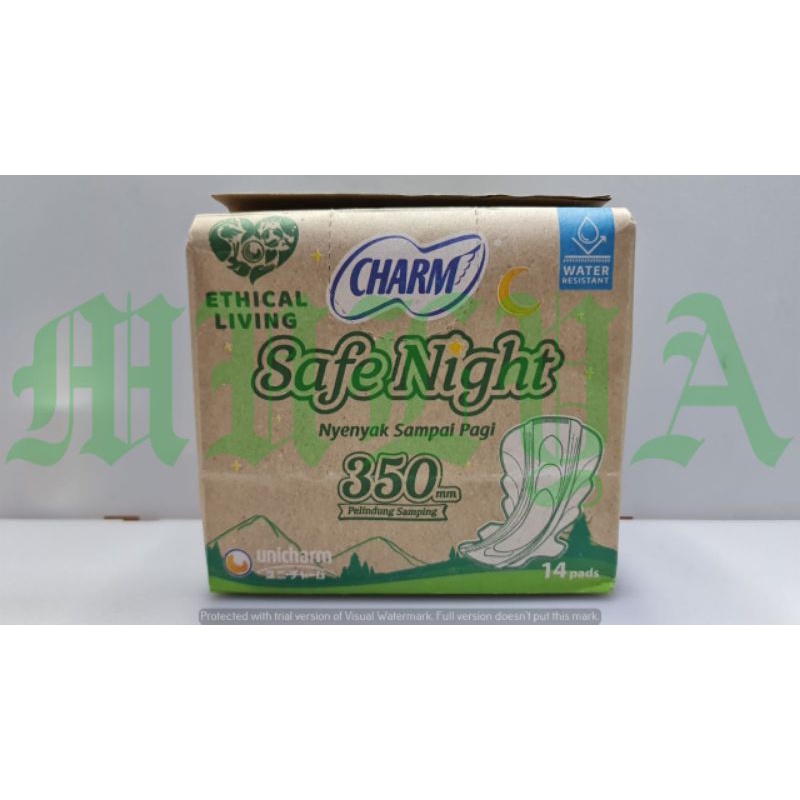 Charm safe night 35cm 14 pads