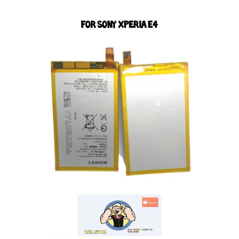 BATERAI / BATRAY/ SONY XPERIA  E4 DUAL/ E2104/ E2105/ E2115/ E2124 /E2003/ E2033/ E2043/ORIGINAL