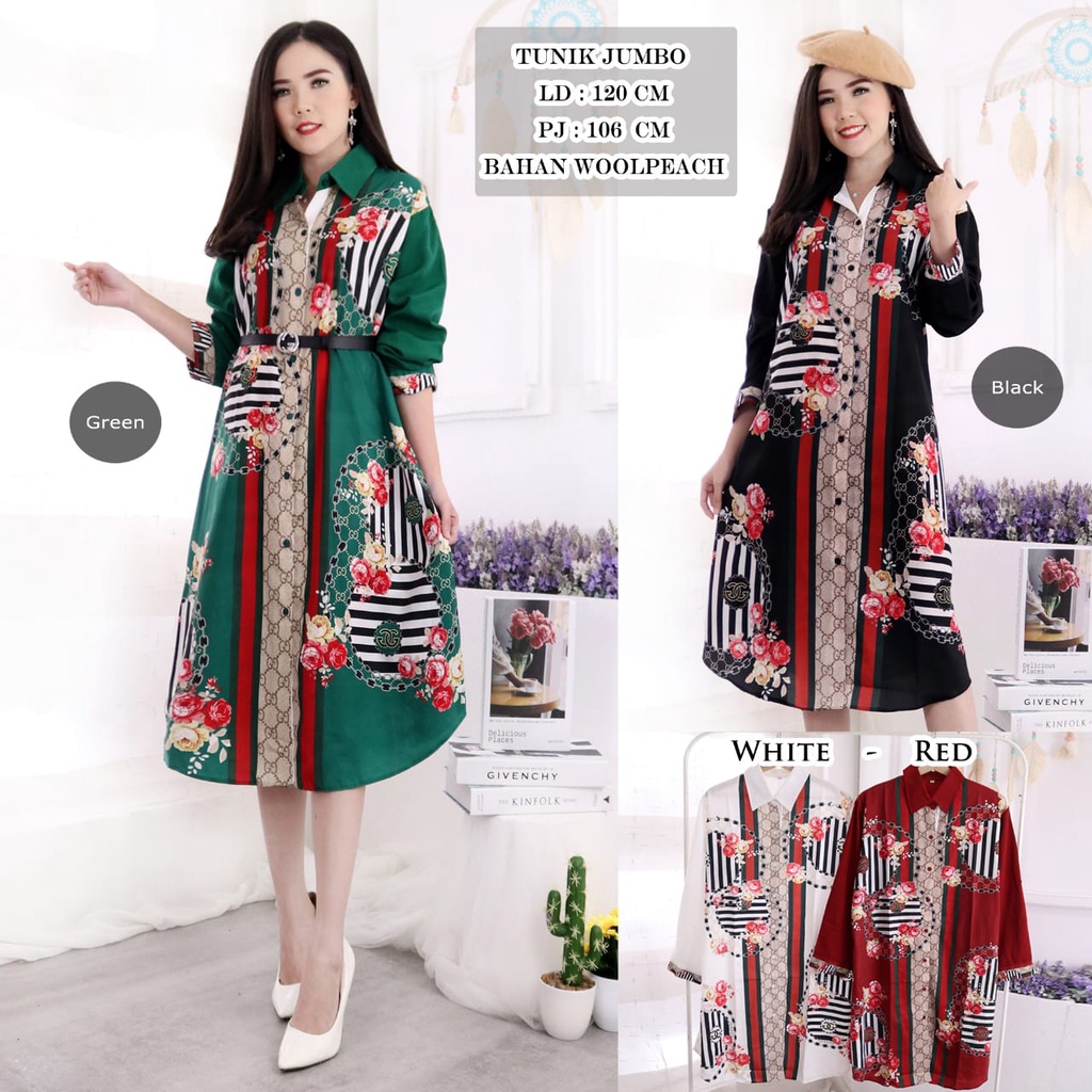 Tunik Gucci Jumbo Import #TK127