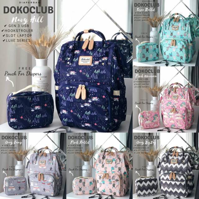 DOCOCLUB DIAPERBAG DC-MOTIF