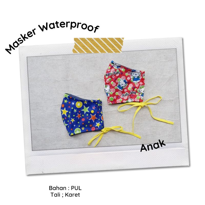 Masker Waterproof Anak GG