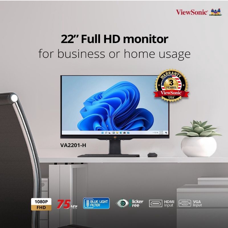 Monitor LED Viewaonic VA2201 H 21.5 inch