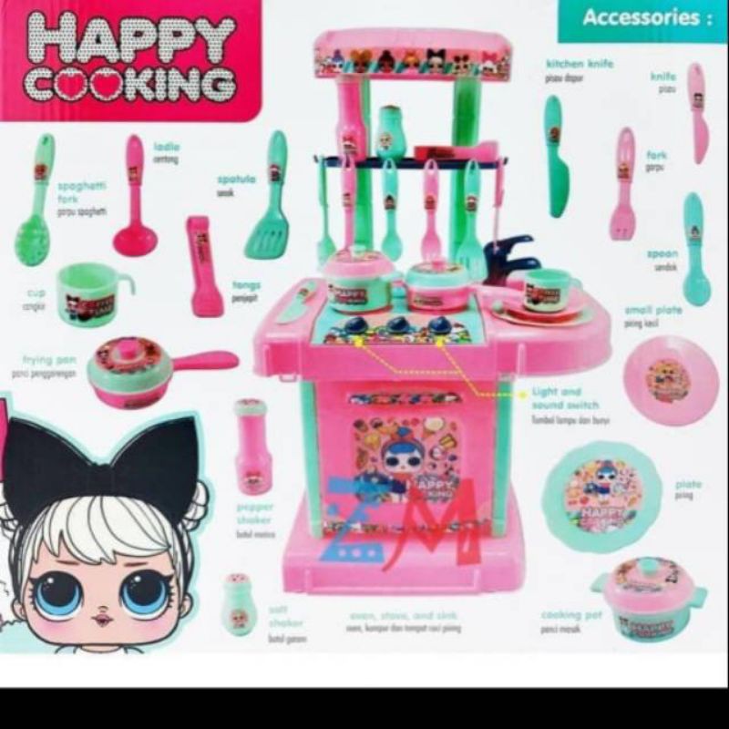 mainan anak kitchen set LOL Kitchen
