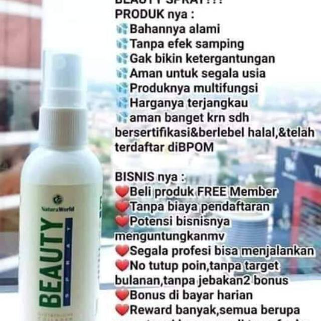 Natura beauty spray