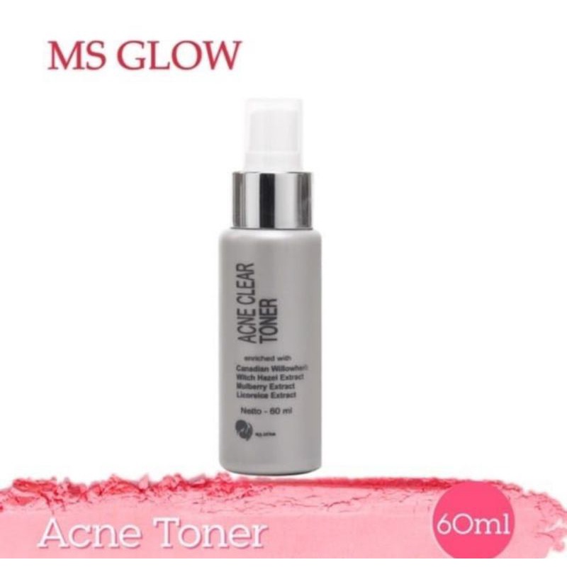 toner glow & acne