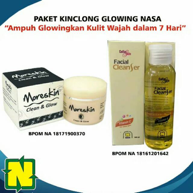PAKET GLOWING NASA SUPER HEMAT