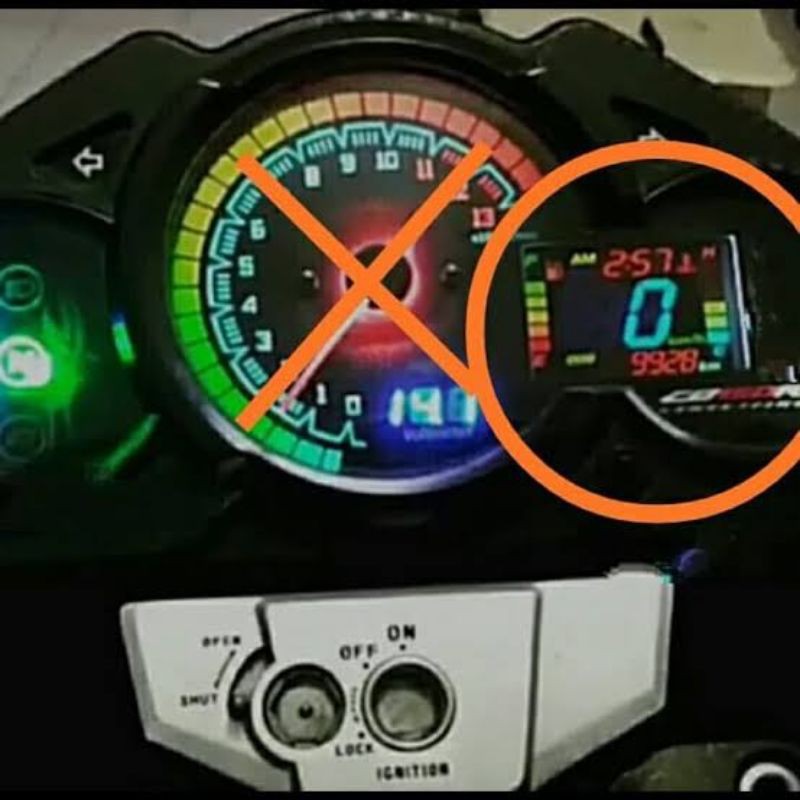Stiker speedometer LCD CB 150 R