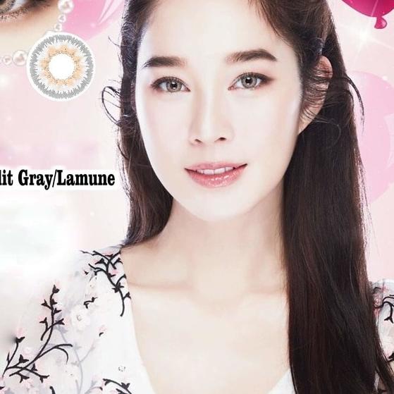 ℮ ORIGINAL Softlens EOS MOONLITE GREY GRAY soflens softlenses ☆