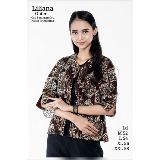 outer batik cardingan batik