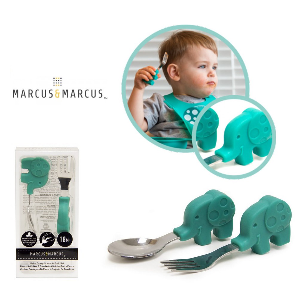Marcus & Marcus Palm Grasp Spoon & Fork set