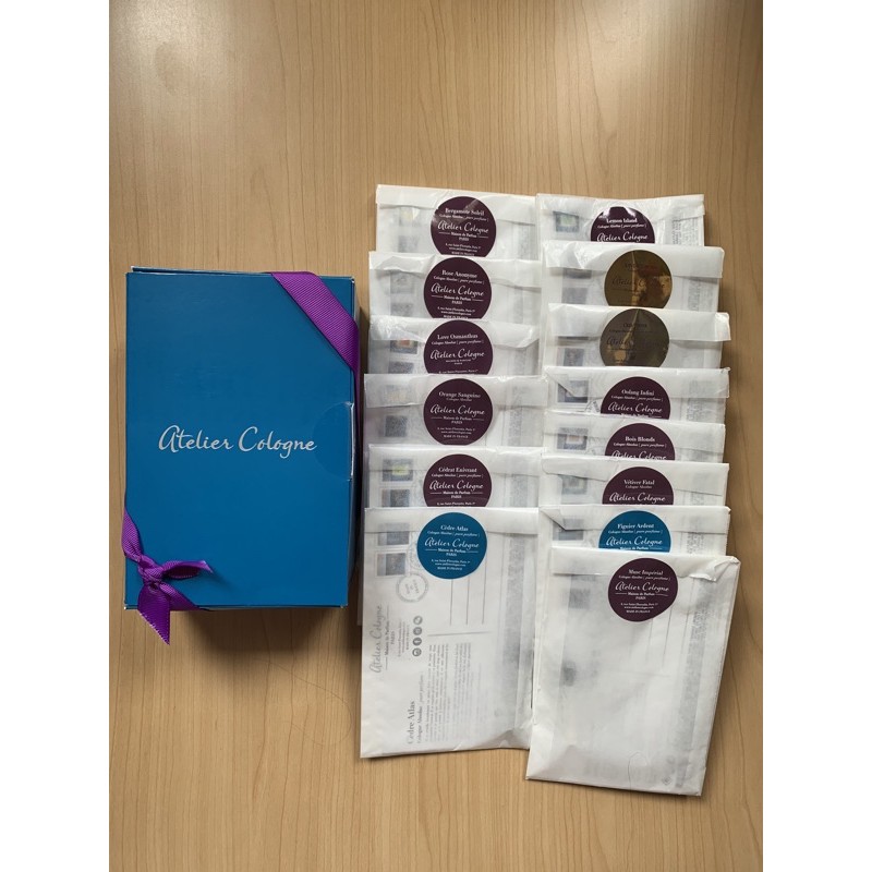 Atelier Cologne Mini Vials + Postcards [Bright Flowers]