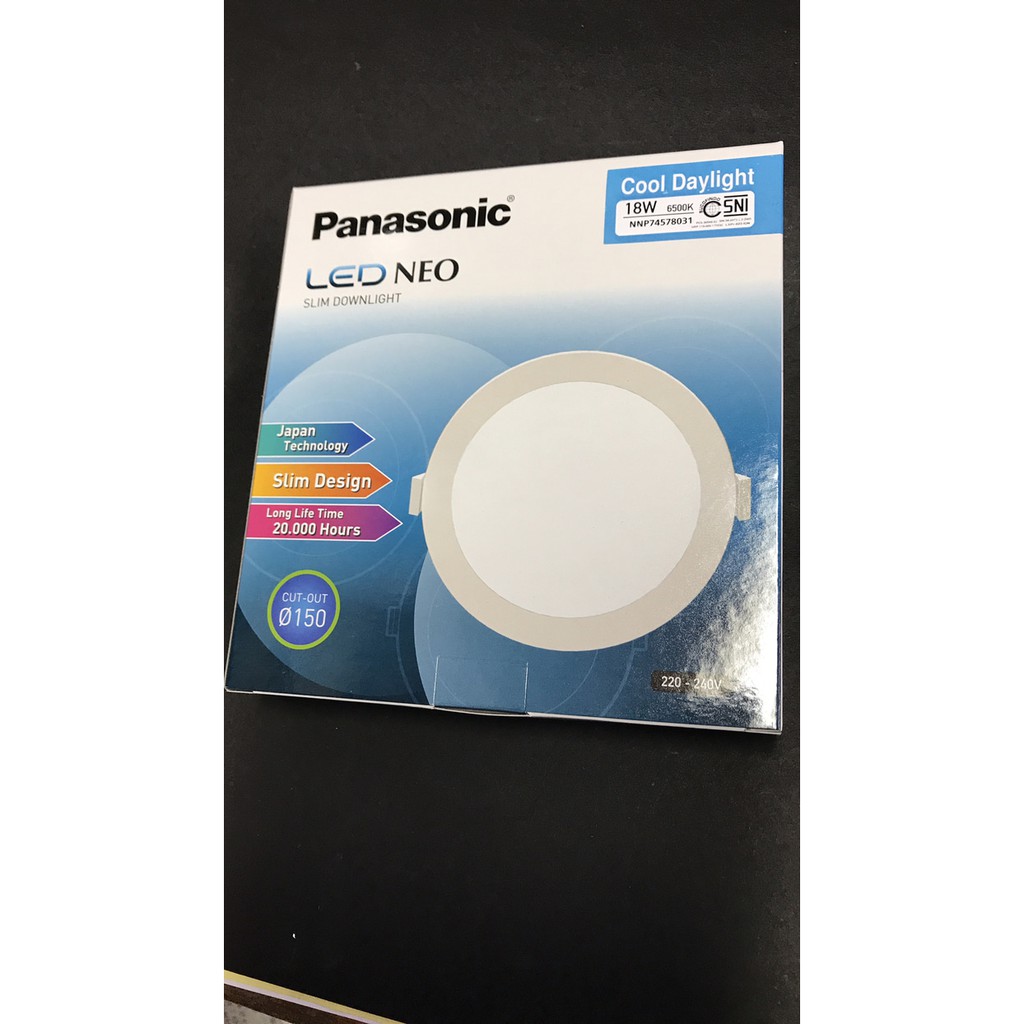 Panasonic slim downlight 18W