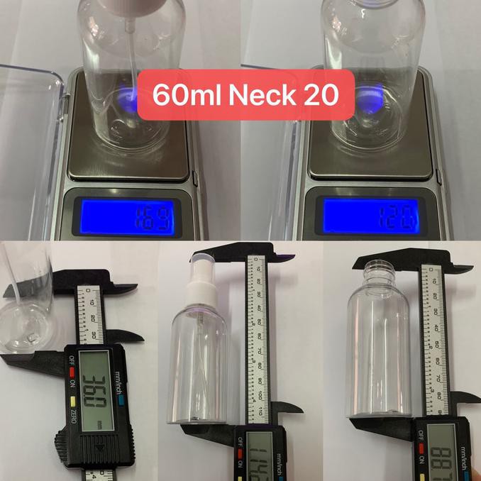botol spray 60ml pet tebal