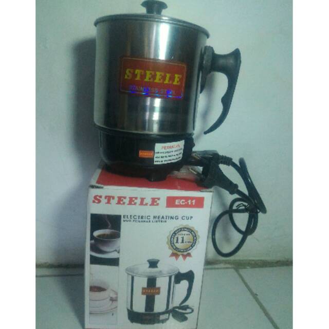 Teko pemanas listrik STEELE 11 cm