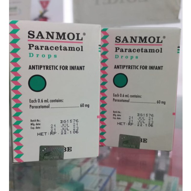 SANMOL 60MG/0.6ML DROP 15ML