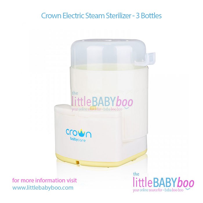 Crown Electric Steam Sterilizer - 3 Bottles