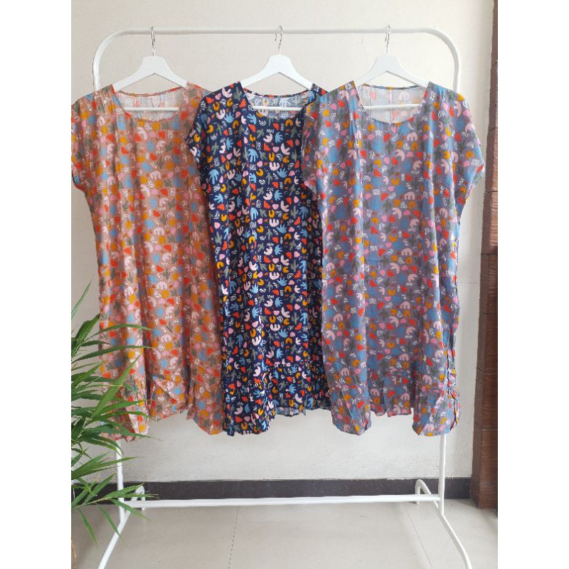 Daster Ruffle Kaktus Non Busui