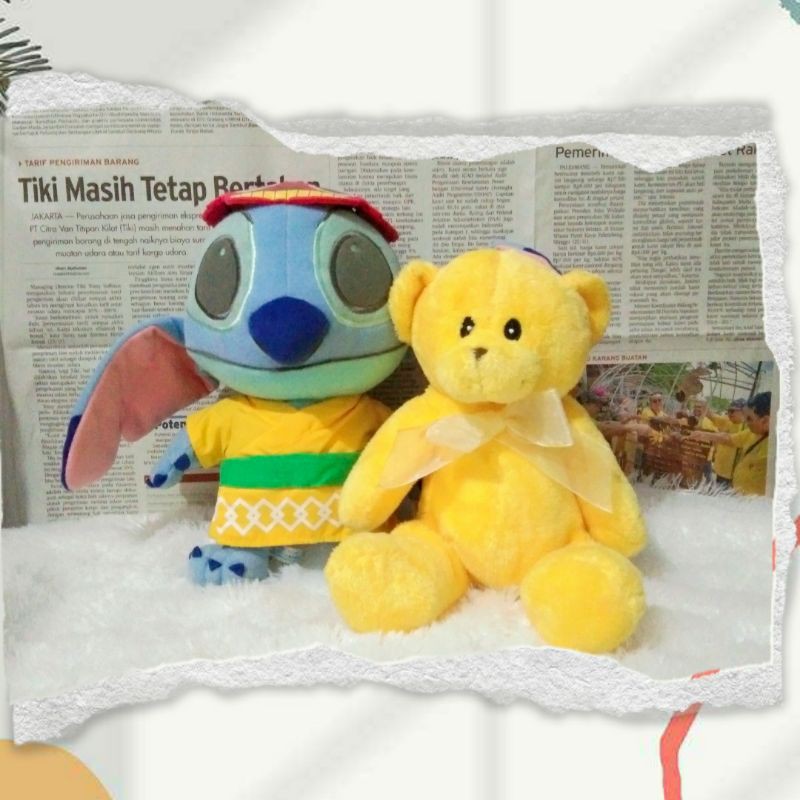 Boneka Stitch & Bear