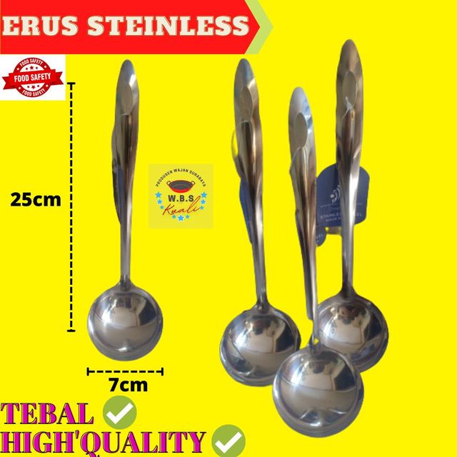 Erus steinless sendok sayur suop serbaguna