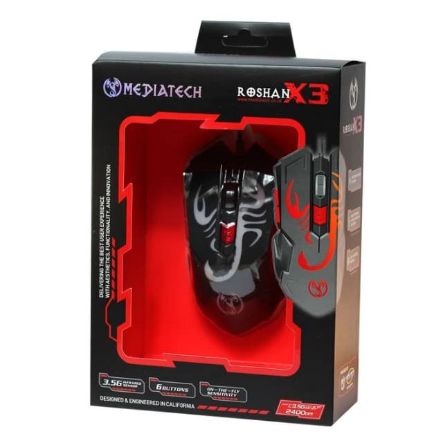 Mediatech mouse gaming roshan X-3