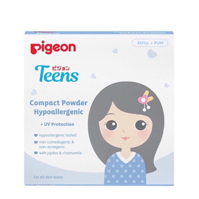 [ Refill ] Pigeon Hypoallergenic Compact Powder Refill