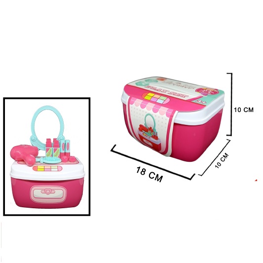Mainan Play Set Make Up Box - Pink