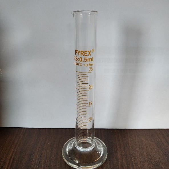 gelas ukur pyrex 25 ml