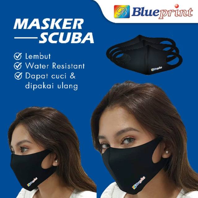 Masker scuba blueprint