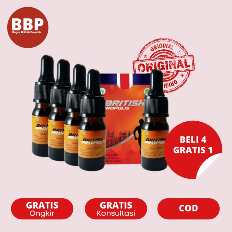 British Propolis BP Reguler Beli 4 Gratis 1
