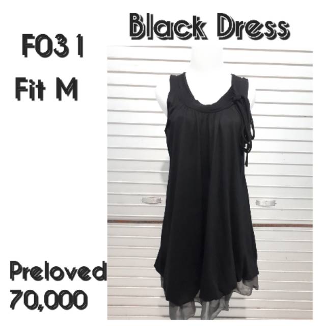 PRELOVED Black Dress