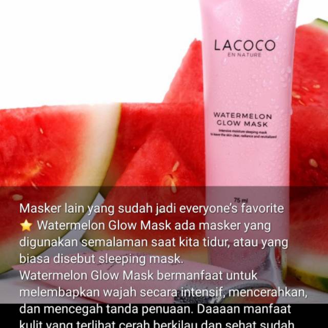 LACOCO WATERMELON SLEEPING MASK