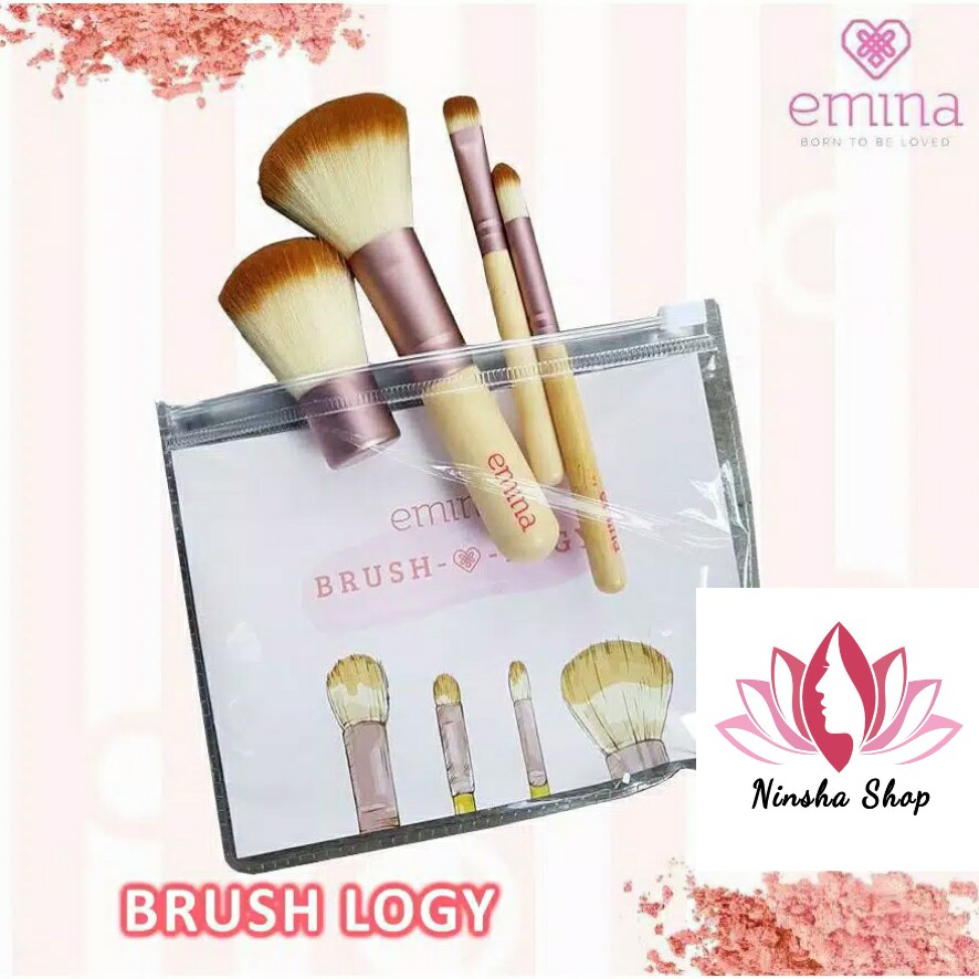 EMINA Brush O Logy | Set Kuas Make Up