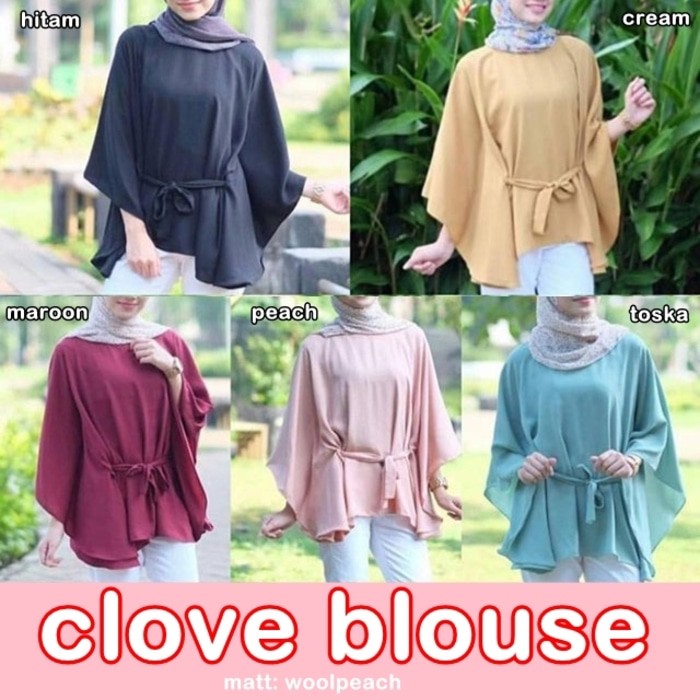 DISKON CLOVE BLOUSE MURAH