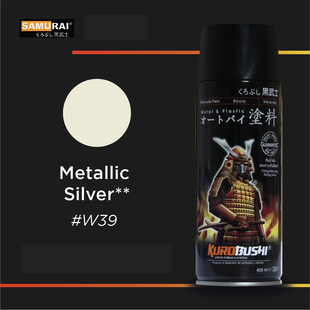 Samurai  2 Star W39 - Metallic SIlver