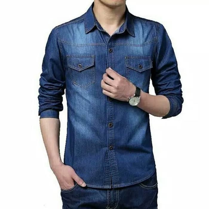 KEMEJA JEANS PRIA